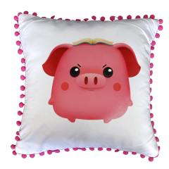 Glossy Peach Pillow Cover