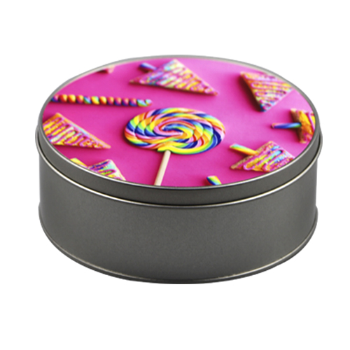 Round Metal Candy Tin