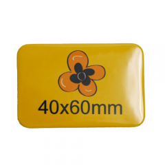 40x60MM  Rectangular Magnet Card Button Badge