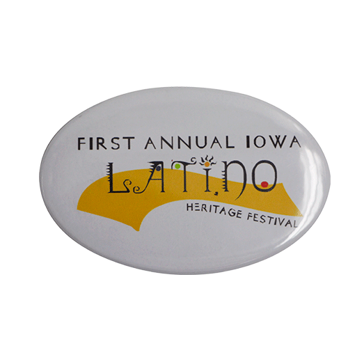 45x65MM Oval Magnet Card Button Badge