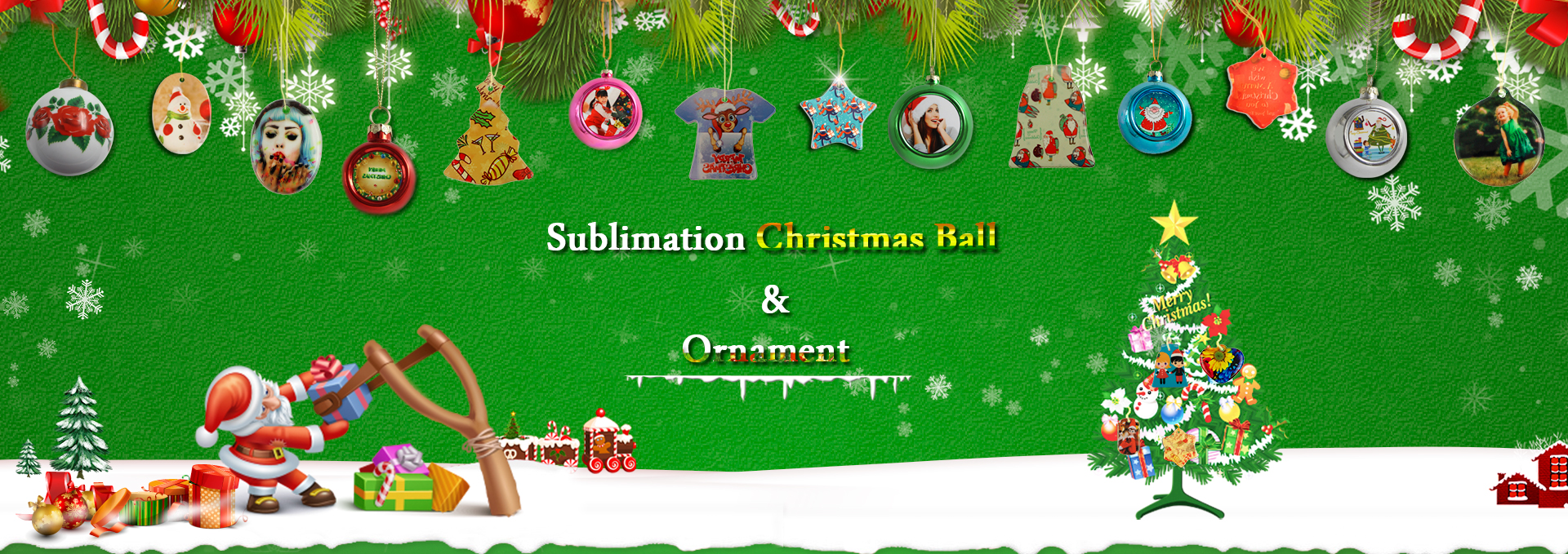 Sublimation Christmas Ball and Ornament