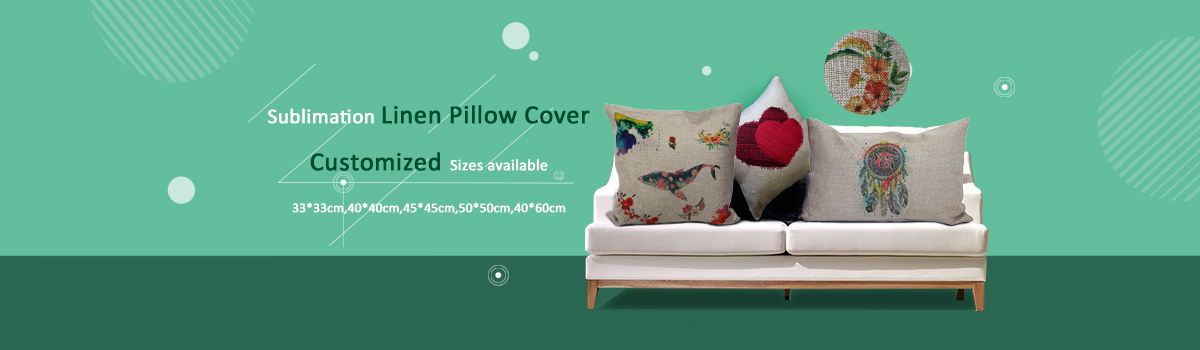 Sublimation Linen Pillow Cover Case