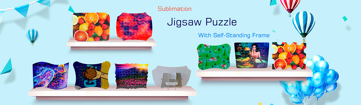 Sublimation Jigsaw Puzzle Frame with Stand
