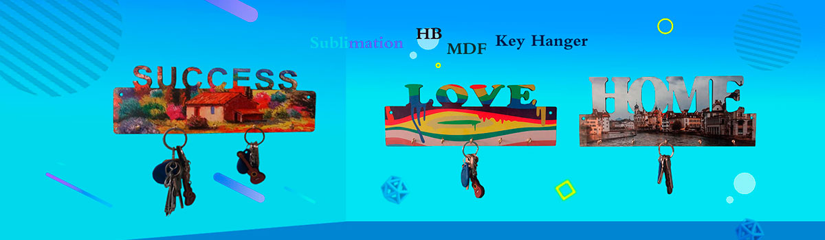 Sublimation HB MDF Key Hanger Holder