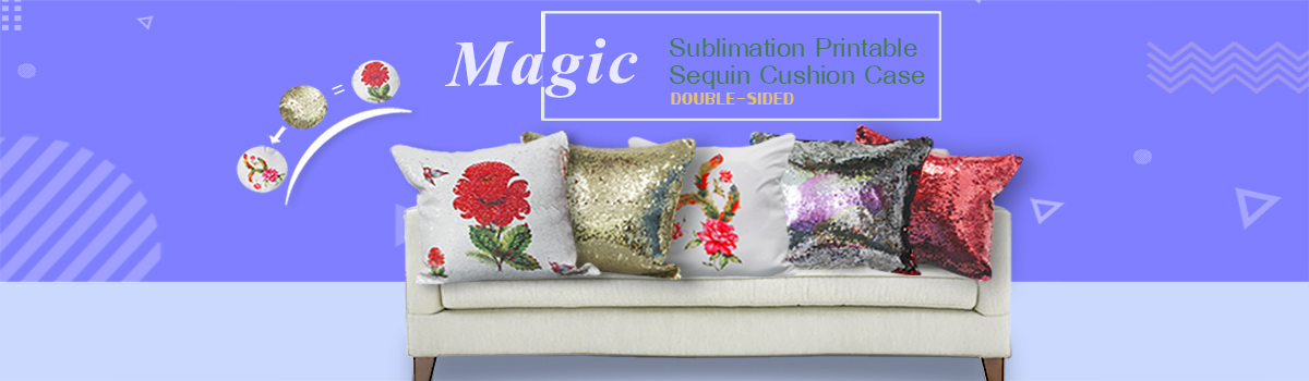 Magic Sublimation Sequin Pillow Cover  