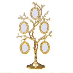 Gold Oval Family Tree Picture Frame