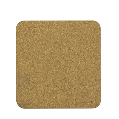 100*100*4mm Square MDF coaster with cork