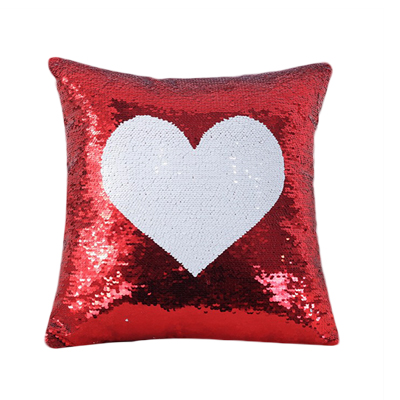 Heart Mermaid Cushion Cover