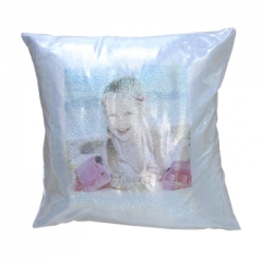 Blank Glitter  Pillow Cover