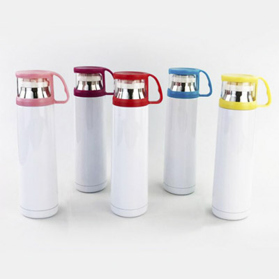 Wholesale 350ml White Sublimation Stainless Steel Thermal Bottle
