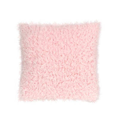 Soft Plush Long Wool Faux Fur  Pillow Cover
