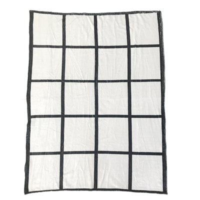 personalised  single layer 20 panel sublimation  blanket