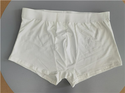 Sublimation men's white printable polyester underwear