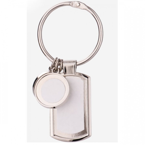 3 Charms Set Keychains Sublimation Blank Metal Key chain