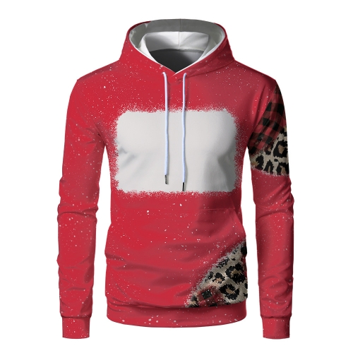 Unisex Blank Faux Bleached Sublimation Hoodies