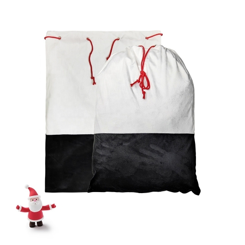 Drawstring Sublimation Santa Bags