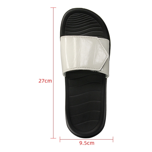 New Men Women Slippers Flip Flops Sublimation PU Leather Sandals