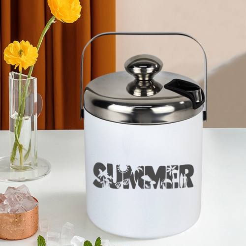 Sublimation  Stainless steel portable ice bucket
