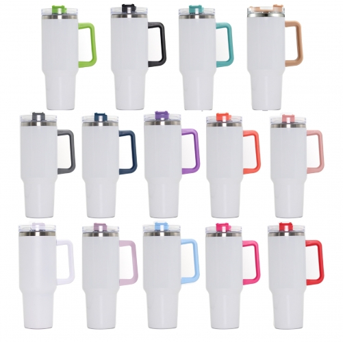 40oz Tumblers with Color Handle