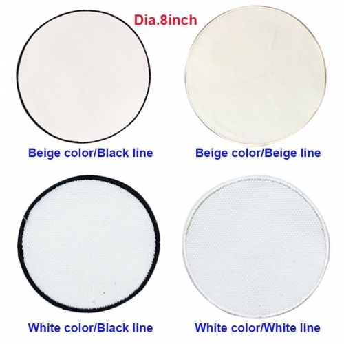 8 inch Circle Sublimation Patch