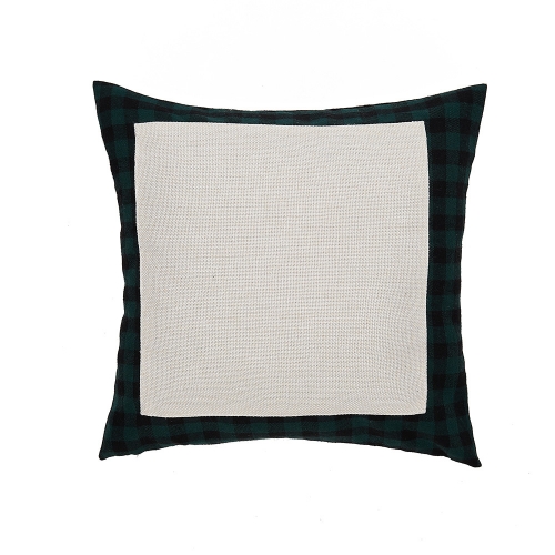 Linen Plaid Xmas Sublimation Pillowcases