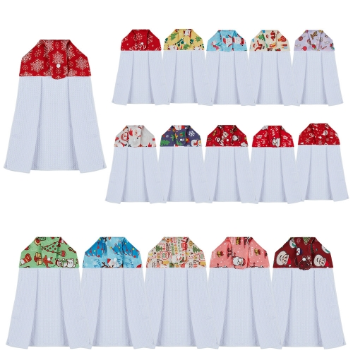 Christmas Sublimation Waffle Weave Hand Towels