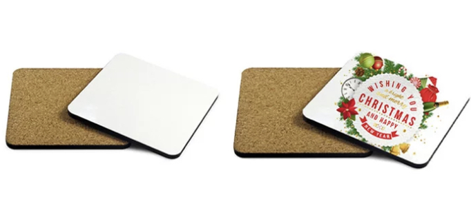 Square Sublimation HD MDF Wood Coasters