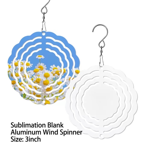 3 inch Sublimation Wind Spinner