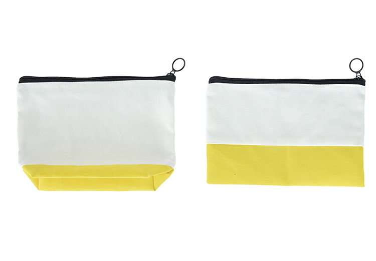 Sublimation Canvas Cosmetic Bags