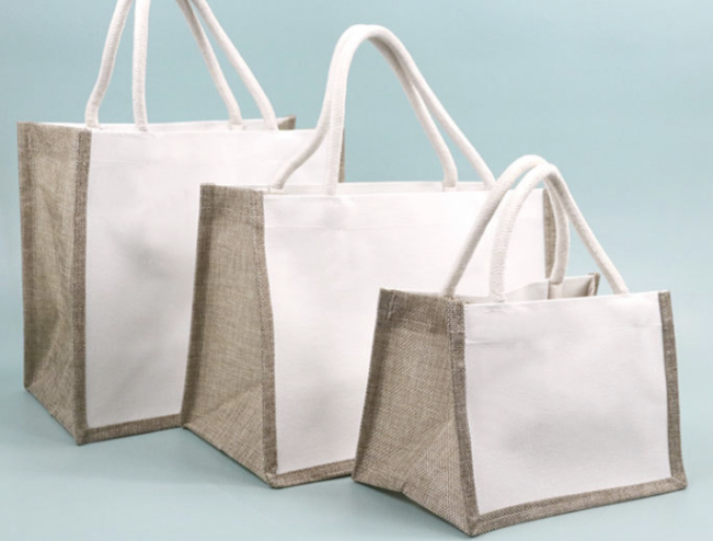 Linen Sublimation Shopping Bags