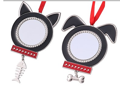 Dog Cat Sublimation Ornaments