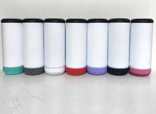 16oz 4 in 1 Sublimation Can Cooler Bluetooth Speaker