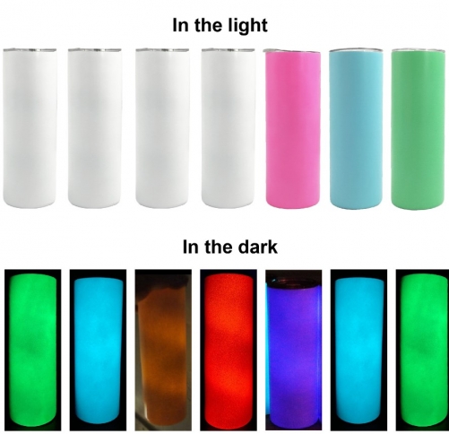 UV Color Change Glow in Dark Sublimation Mugs