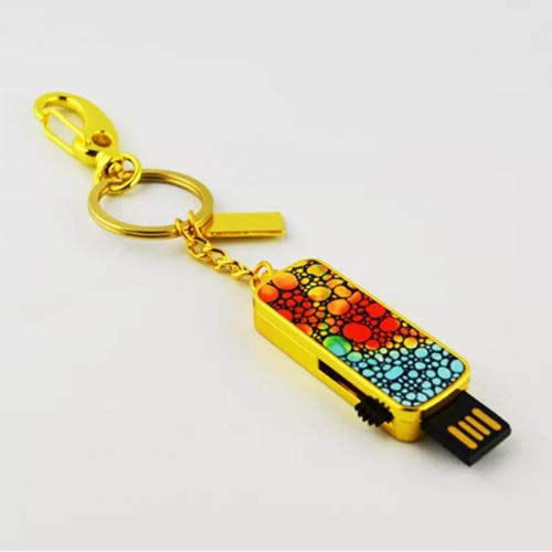 Gold Sublimation USB Flash Drive