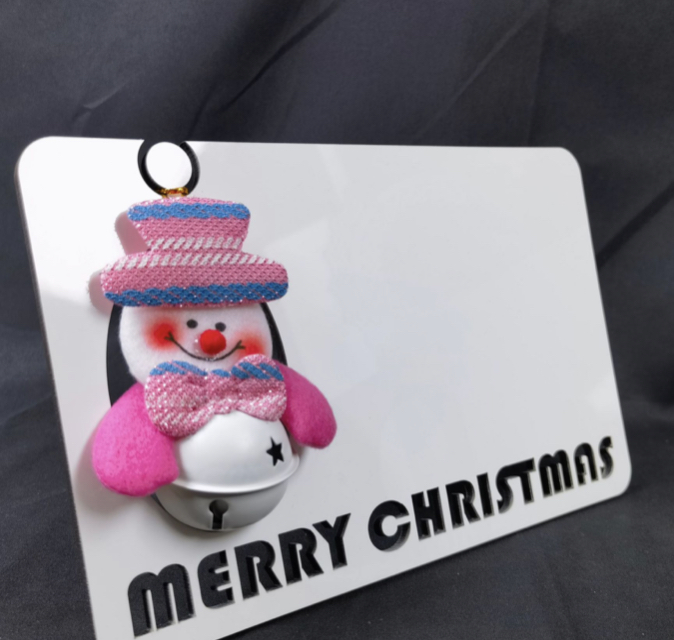 Sublimation MDF Snowman Photo Stand