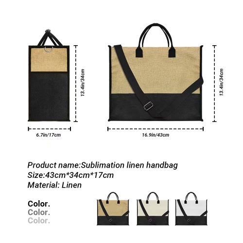 Sublimation Linen Handbag