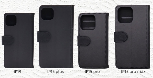 IP15 Plus Sublimation Leather Flip Case