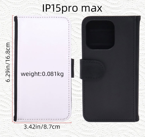 IP15 pro max Sublimation Wallet Case
