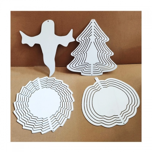 White Sublimation Wind Spinner