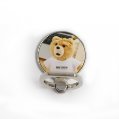 Silver Color Round Ring Holder