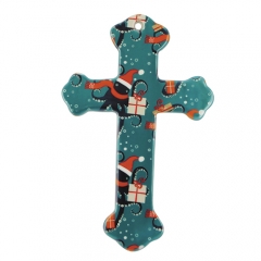 Cross Ceramic Ornament