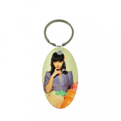 Oval MDF Keytag