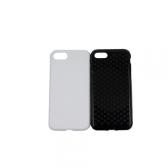 Black iphone 7/8 3D 2 in 1 Case 