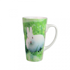 17oz Latte White Mug