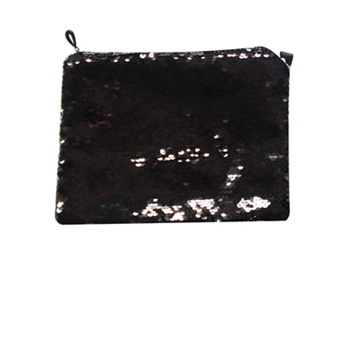 Black Sequin Coin Purse