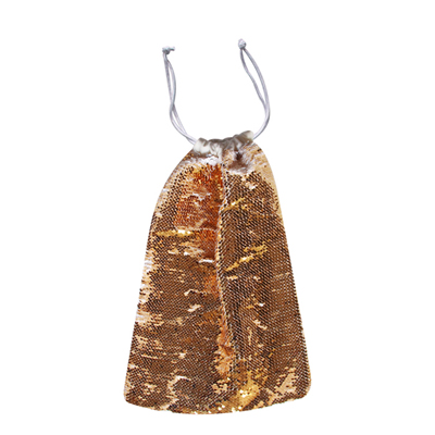 Gold Sequin Sack