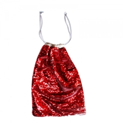 Red Sequin Sack