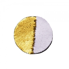 Gold Circle Reversible Sticker