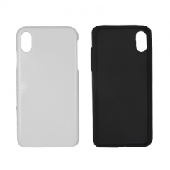 iphone XS/X 2 In 1 (TPU+PC) 3D Coated Case