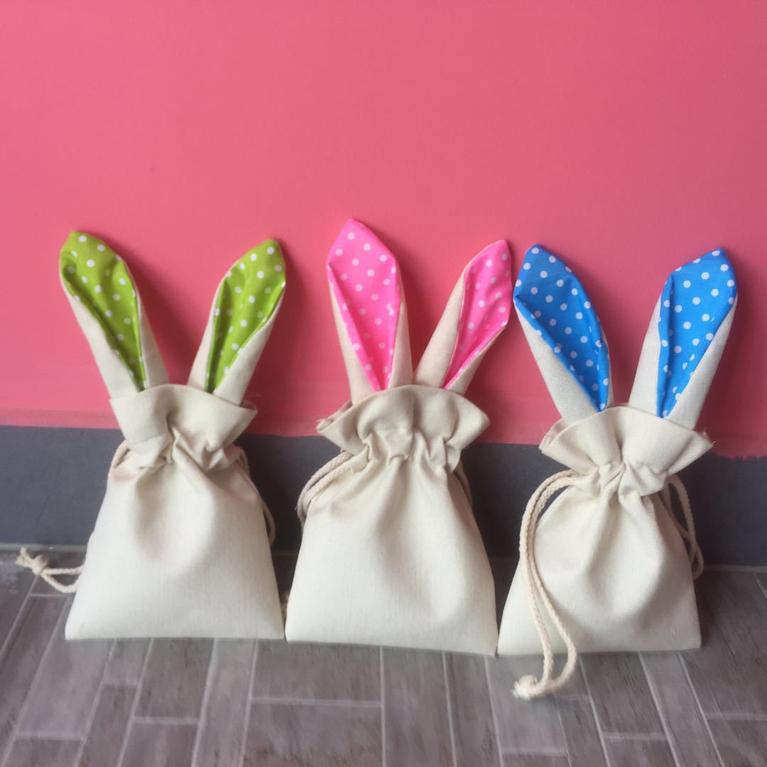 Sublimation Linen Draw rope bag Rabbit bag